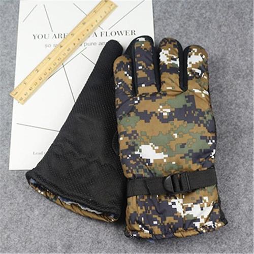 Gants Militaires Tactiques Hommes Camouflage Gants Chauds D'hiver Protection Des Mains Moufles De Poignet Camouflage Pour Hommes Femmes Gant De Chasse De Sport Taille Unique Camo Jaune Profond