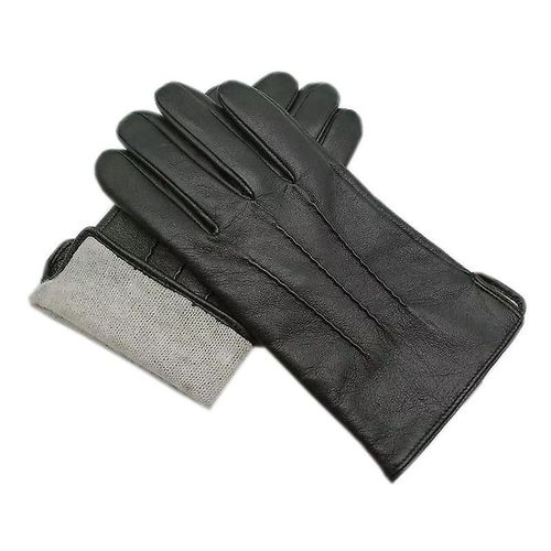 Gants Hiver Hommes Gants Nouveaux Gants En Peau De Mouton En Cuir Mode Hiver Conduite En Plein Air En Cuir Chaud Peau De Chèvre 11 Noir