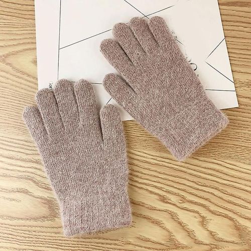 Paire De Gants D'hiver Pour Femmes, Mignons Et Chauds En Peluche, Gants D'équitation Pour Femmes, Gants Moelleux Pour Femmes, Gants D'hiver, Taille Unique 13