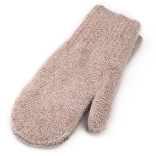 Gants D'hiver Pour Écran Tactile Femmes Hommes Mitaines En Tricot Extensible Chaud Imitation Laine Doigt Complet Femme Crochet Épaissir Taille Unique Chanvre Plat Marron