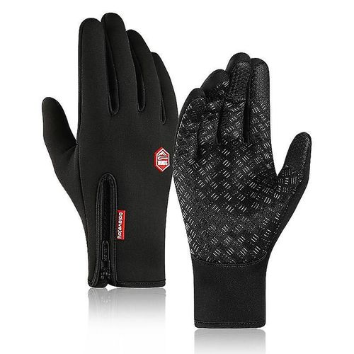 Gants De Ski D'hiver Pour Hommes Et Femmes, Chauds Et Imperméables, Cyclisme, Camping, Moto, Randonnée, Écran Tactile, Coupe-Vent, Course À Pied, Xxl, Mise À Niveau Orange