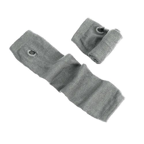 Anime Gant Cosplay Darkly Ninja Mitten Oversleeve Homme Femme Mode Sun Block Garder Au Chaud Manchette Taille Unique Gris Clair