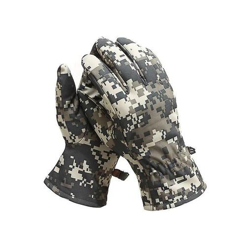 Softshell Polaire Thermique Imperméable Militaire Tactique Gants Hommes Chaud Doigt Complet Armée Combat Camouflage Airsoft Gants De Tir Xl Acu