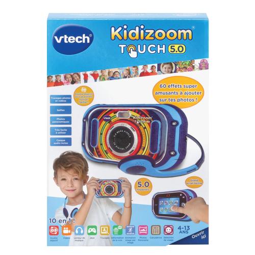 VTech Kidizoom Touch 5.0 bleu - Appareil photo pour enfants