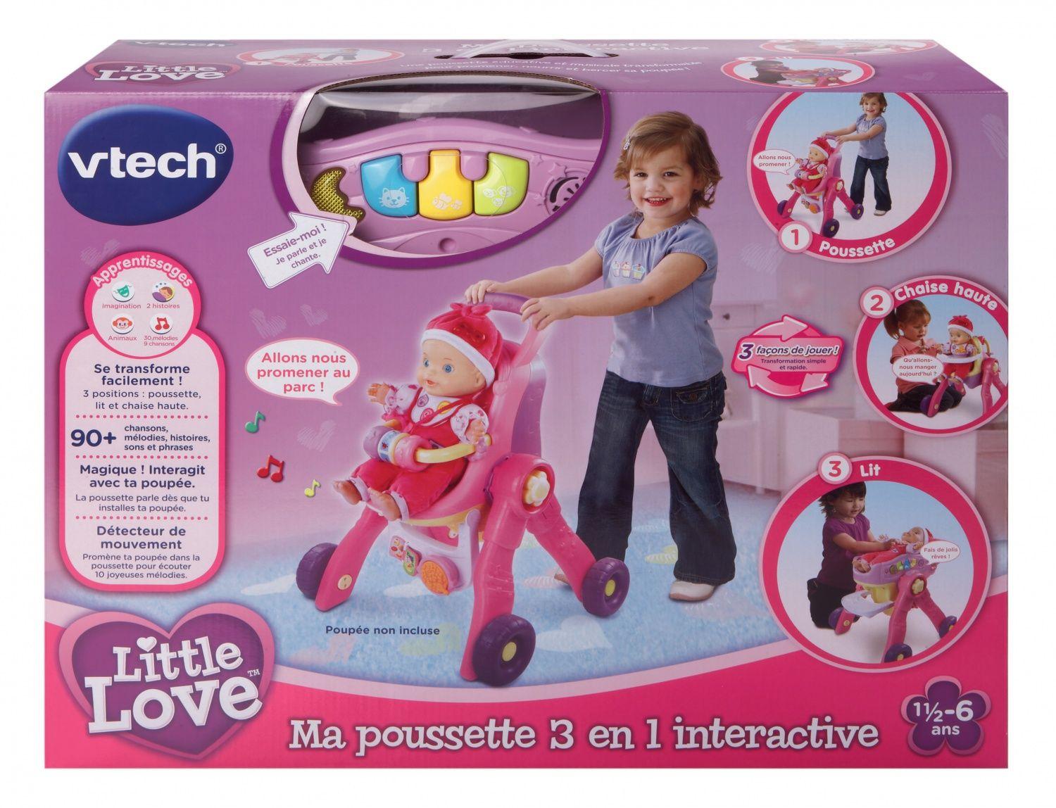 Poupée interactive Mon bébé apprend à parler Little Love Vtech - Poupée