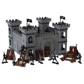 Chateau Fort Medieval enfant 65 pieces - Figurines Chevaliers, Soldats et  accessoires - Forteresse - Set Jouet Fantastique et carte