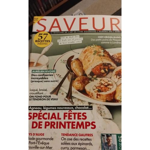 Revue Saveur Avril 2023