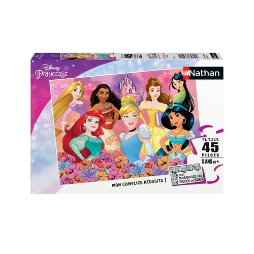Puzzle N Nathan Puzzle 45 P - Les Princesses Disney