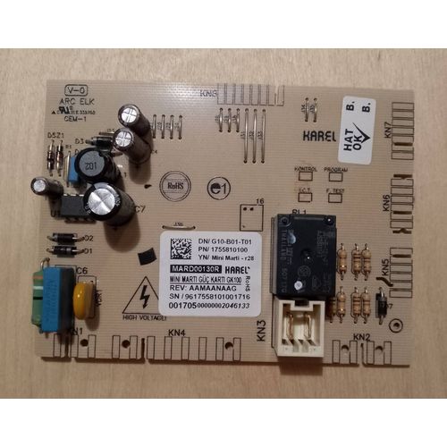 Platine G10-B01-T01 1755810100 Rev: AAMAANAAG pour Lave Vaisselle BEKO