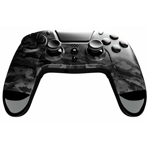 Gioteck - Manette Sans Fil Premium Bluetooth Vx4 Camo Gris Foncé Pour Ps4 Et Pc