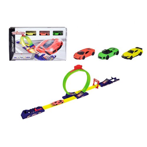 Garage Majorette Majo Racing Loop + 3 Veh.