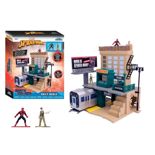 Jada Marvel Spiderman Playset + Fig