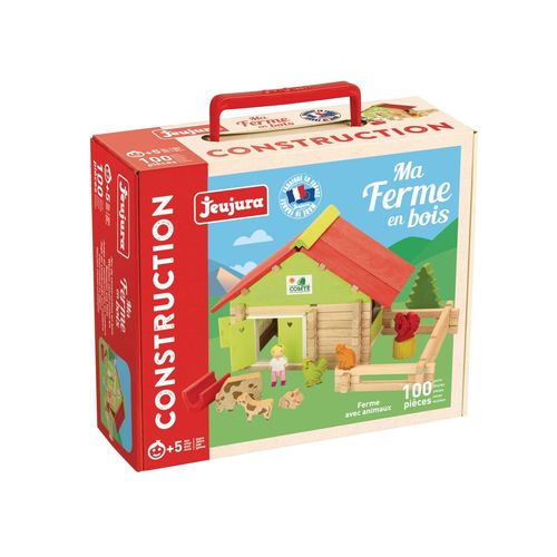 Jeu De Construction Ferme Avec Animaux - 100 Pieces