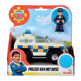Sam Le Pompier Slp Mini 4x4 Police 17cm