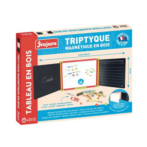 Tableau Triptyque En Bois Teinte Magnet