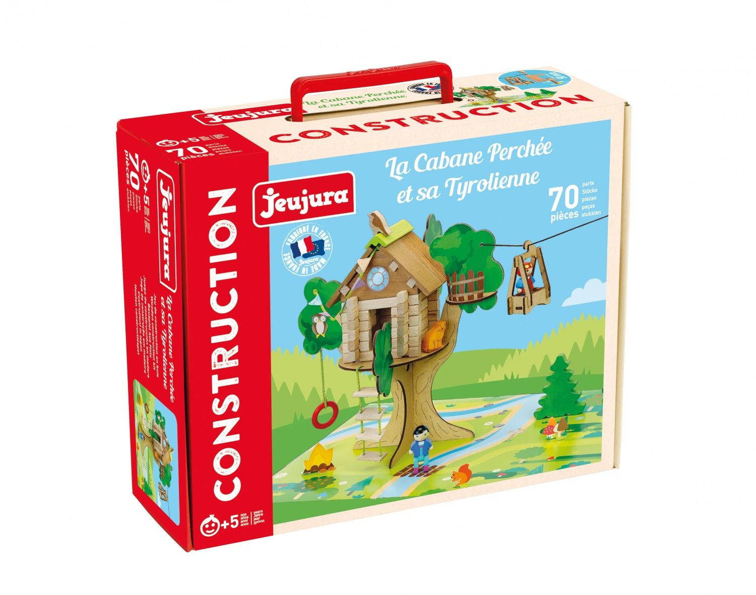 Jeu De Construction La Cabane Perchee - 70 Pieces