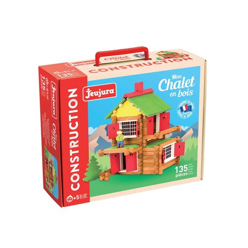 Jeu De Construction Mon Chalet En Bois - 135 Pieces