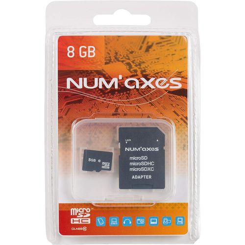 Ershi-Carte Micro Sd 8 Go + Adaptateur[339]