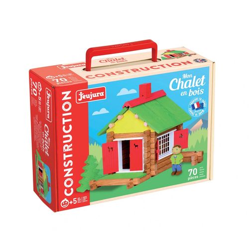 Jeu De Construction Mon Chalet En Bois - 70 Pieces
