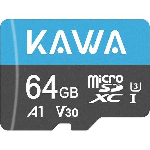 ERSHI-Carte Micro SD 64 Go, Carte de Surveillance vidéo Haute Endurance, Carte mémoire Flash microSDXC, A1, U3, Class10, V30, Car[383]