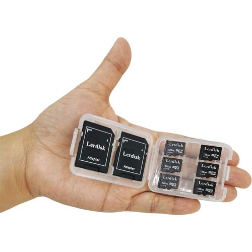ERSHI-Lot de 6 cartes micro SD 128 Mo (0,12 Go) en vrac - Faible capacité - Pour MP3/anciens téléphones/petits fichiers - Ne convi[277]