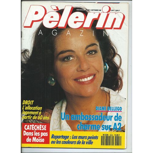 Pèlerin Magazine 14/09/1990 Diane Bellego, Marc Batard, Françoise Giroud, Jane Birkin , Sean Connery, Michèle Morgan, Jean-Pierre Marielle & Jean Carmet,Michel Serrault,Catherine Deneuve,Michel Sardou