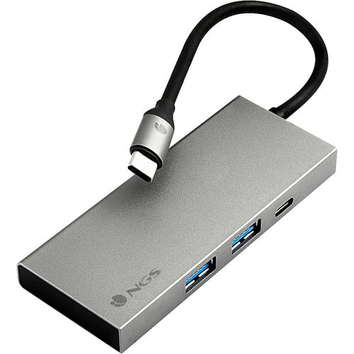 ERSHI-Wonder Dock 4 Pro - Adaptateur USB-C en Aluminium ultraléger, HDMI 4K 30Hz, Charge PD 100W, USB 3.0, VGA, Ethernet, Compatib[1314]