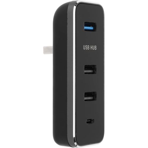 ERSHI-Hub USB 4 en 1 pour Tesla, Adaptateur de Console Centrale Hub 4 Ports avec 3 Ports USB, Type C, Remplacement de la Station D[651]