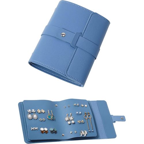 Ershi-Rangement Pour Boucles D'oreilles Pratiques Petit Livre Sacs De Rangement D'oreilles Boîte À Bijoux Organisateur De Bijoux É[1100]
