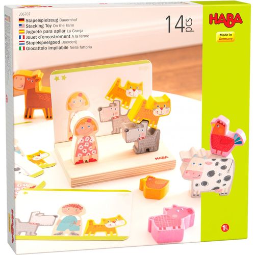 Haba Jeu À Empiler 3d A La Ferme
