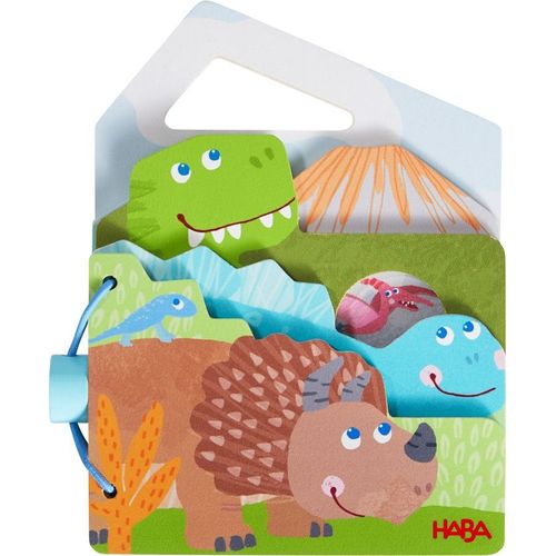 Haba Livre En Bois Pour Bébé Dinosaures