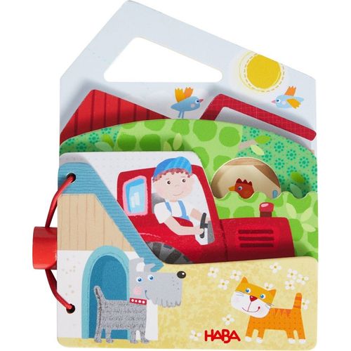 Haba Livre En Bois Pour Bébé Tracteur