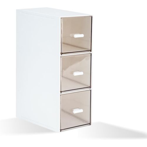 ERSHI-1PCS Boîte à Thé En Plastique, Couvercle Transparent Boîtes et Coffrets à Thé et Café, Boite a the Compartiments Avec 3 Tiro[4737]