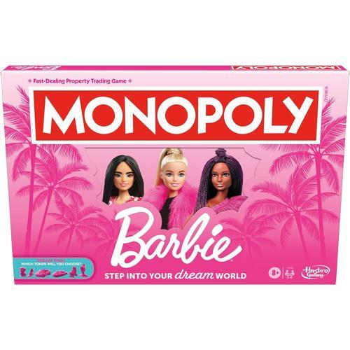 Monopoly: Barbie Edition Kids Board Game