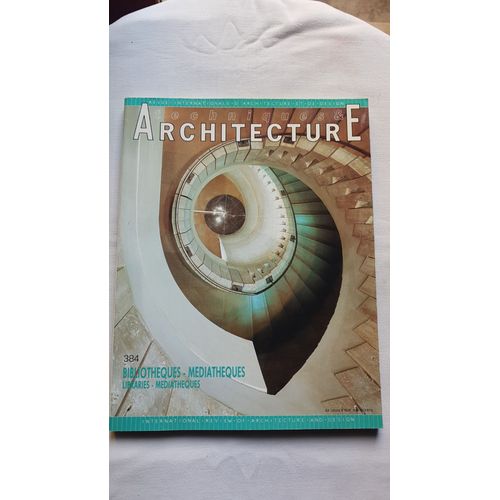 Techniques Et Architecture N°384 - Juin/Juillet 1989 -Bibliothèques, Médiathèques, Librairies-Médiathèque