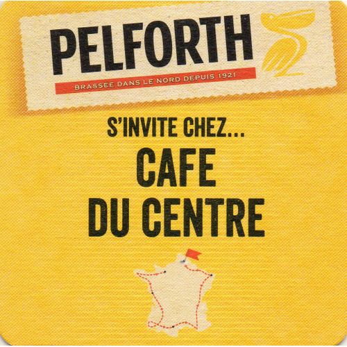 Sous Bock De Biere Pelforth - S'invite Chez... Cafe Du Centre