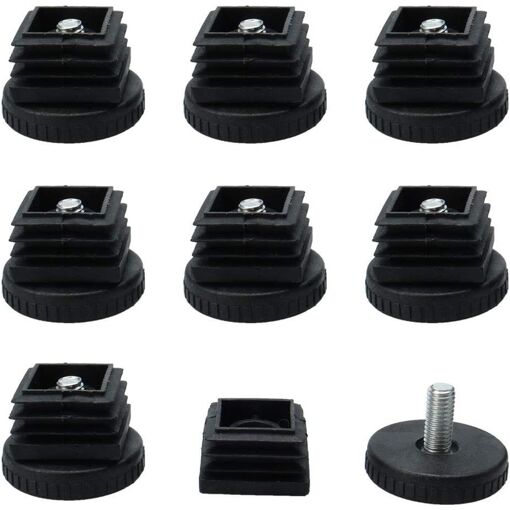 Lot De 8 Pieds Réglables M6x15x30mm Pour Meuble/machine - Marque Uxcell - Neufs