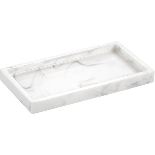 Ershi-Plateau Bijoux En Résine, Plaque Bijoux Marbre Rectangulaire, Coffret Organisateur Rangement Assiette Pour Bijoux Bague Coll[2213]