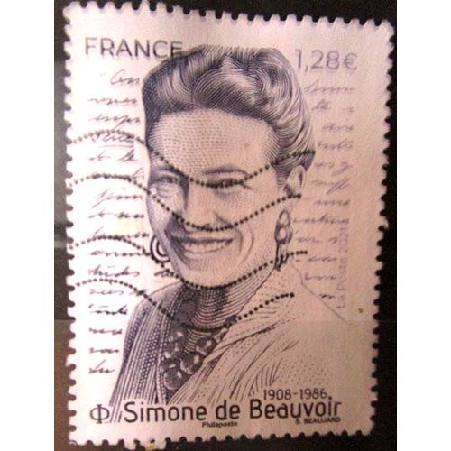 2021. F5474: Simone De Beauvoir (1908-1986).