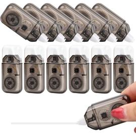 12PCS Correction Mini Pocket Mouse Rubans Correcteurs, 4 m x 5 mm