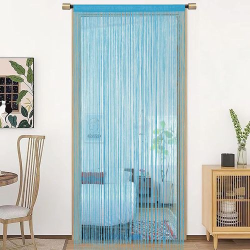 ERSHI-String Porte Rideau décorations de fenêtre diviseur de pièce décorations de Chambre Rideau Simple pour fenêtre 90x200cm Sarc[833]