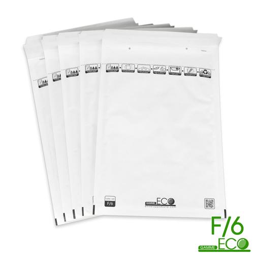 Lot de 100 Enveloppes à bulles ECO F/6 format 220x340 mm