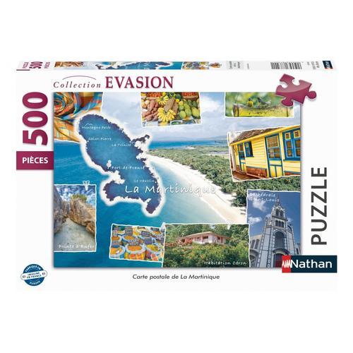 Puzzle N Nathan Puzzle 500 P - Carte Postale De La Martinique