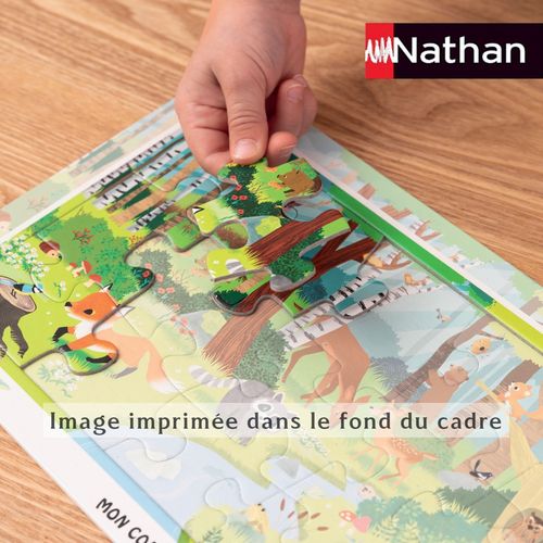 Puzzle N Nathan Puzzle Cadre 15 P - Jolies Princesses Disney