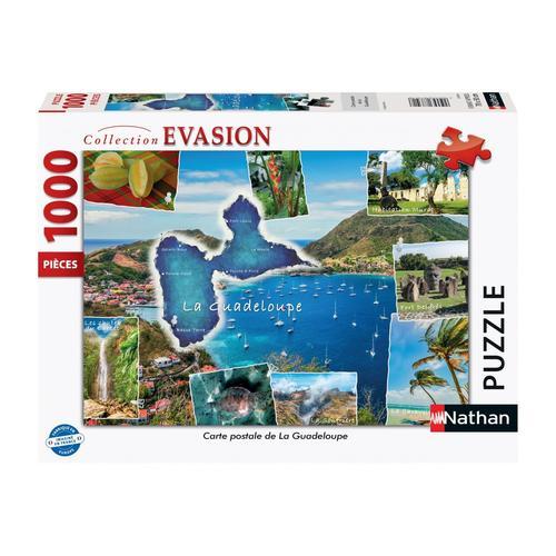 Puzzle N Nathan Puzzle 1000 P - Carte Postale De La Guadeloupe