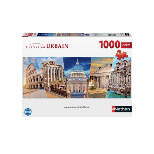 Puzzle N Nathan Puzzle 1000 P - Les Monuments De Rome