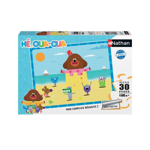 Puzzle N Nathan Puzzle 30 P - Oua Oua À La Plage / Hé, Oua-Oua