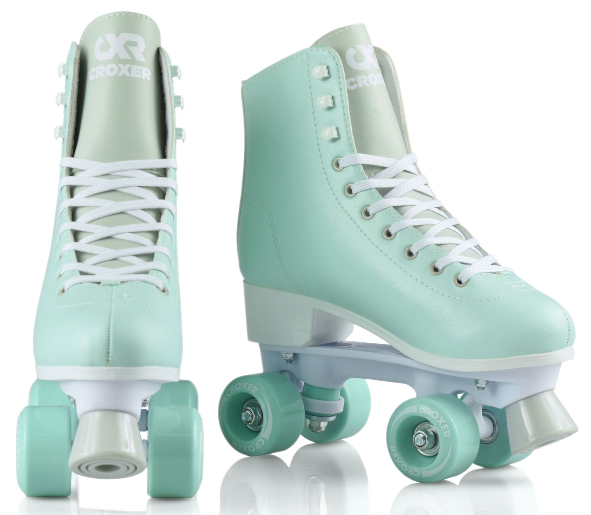 Patin A Roulettes Alessa Croxer Roller Quad Adulte Mixte 40 Menthe