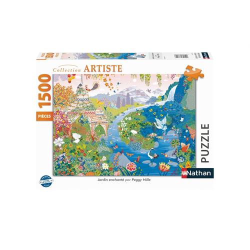 Puzzle N Nathan Puzzle 1500 P - Jardin Enchanté / Peggy Nille