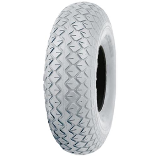 Grey Mobility Scooter tyre, 2.80/2.50-4, block, pneumatic tire, non marking tyre